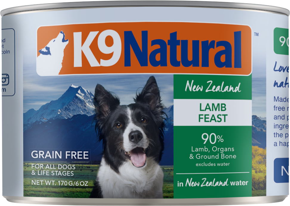 K9 Natural Grain Free Lamb 6oz for Dogs