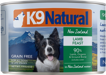 K9 Natural Grain Free Lamb 6oz for Dogs