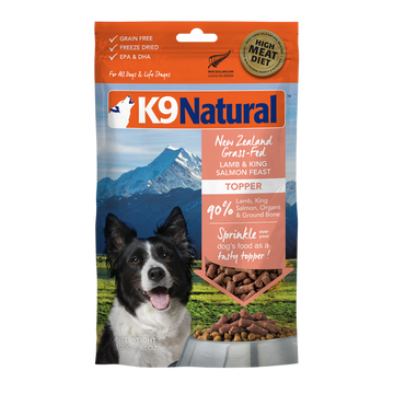 K9 Natural Freeze Dried Lamb & King Salmon 3.5oz for Dogs