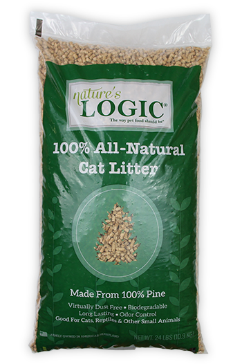 Nature's Logic Pine Pellet Unscented Non-Clumping Cat Litter 24lb