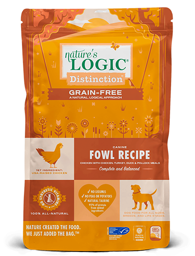 Nature's Logic Distinction Grain Free Fowl for Dogs