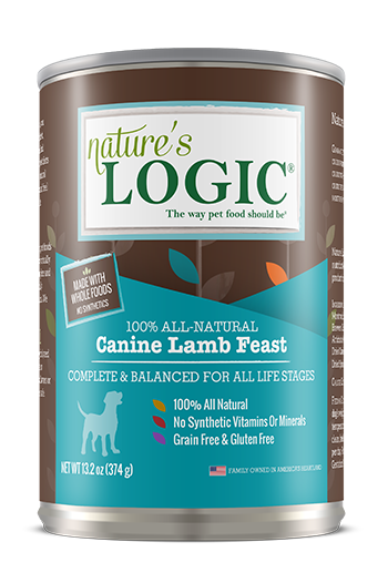 Nature's Logic Lamb Feast 13.2oz for Dogs
