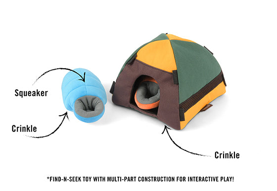 Camp Corbin Trailblazing Tent Dog Toy