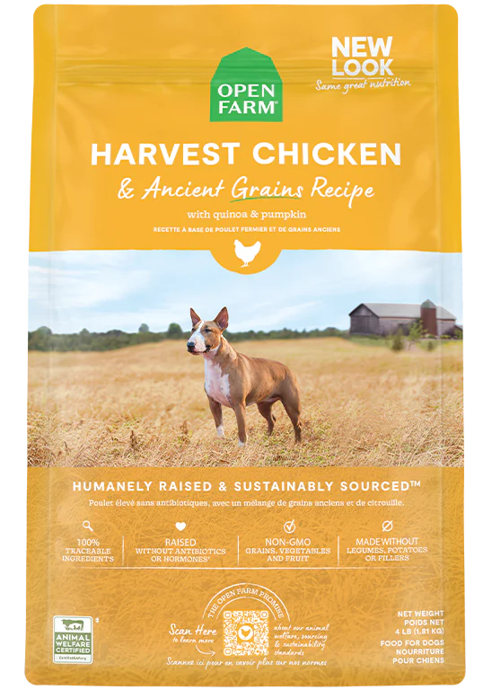 Open Farm Dog Ancient Grain Harvest Chicken