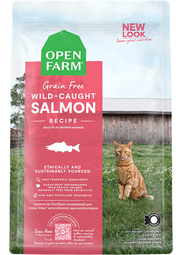Open Farm Cat Grain Free Wild Salmon 4lb