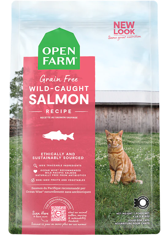 Open Farm Cat Grain Free Wild Salmon 4lb