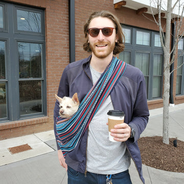 Walking Palm Pet Sling Beach House Woven