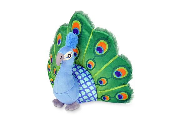 Fetching Flock Peacock Dog Toy