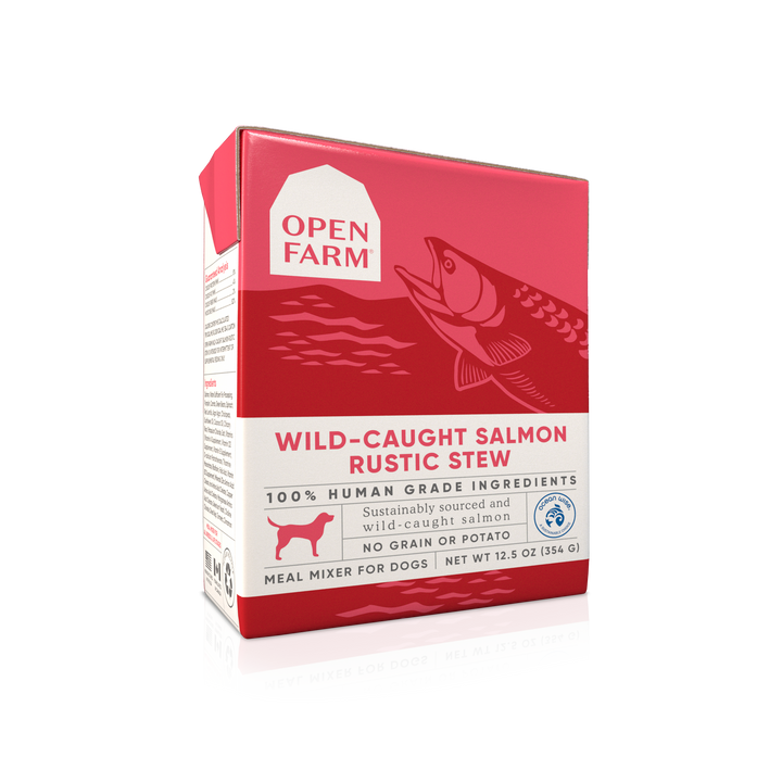 Open Farm Dog Grain Free Rustic Stew Wild Caught Salmon Wet Dog Food 12.5oz