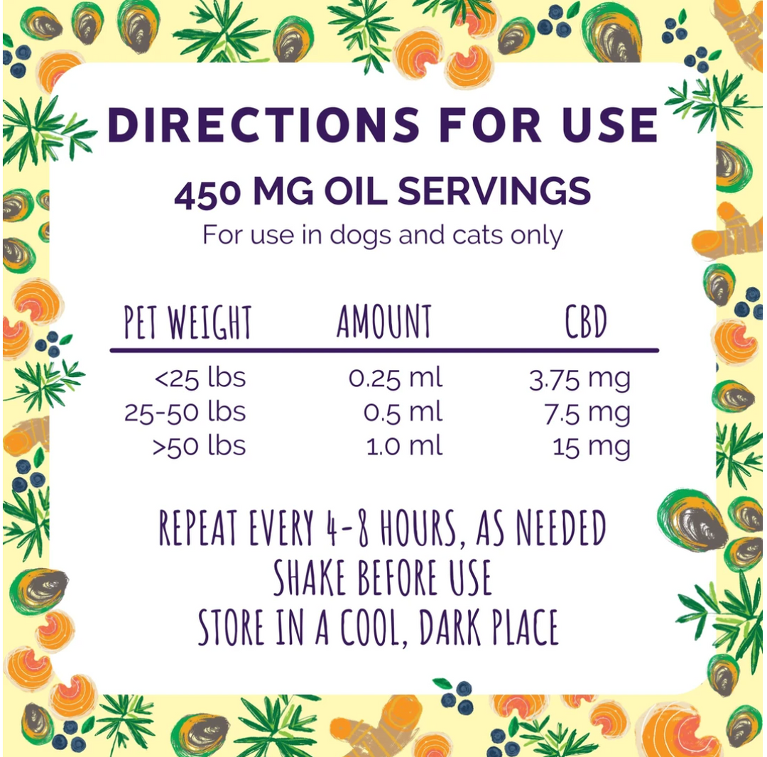 Austin & Kat Senior Blend Oil 450mg