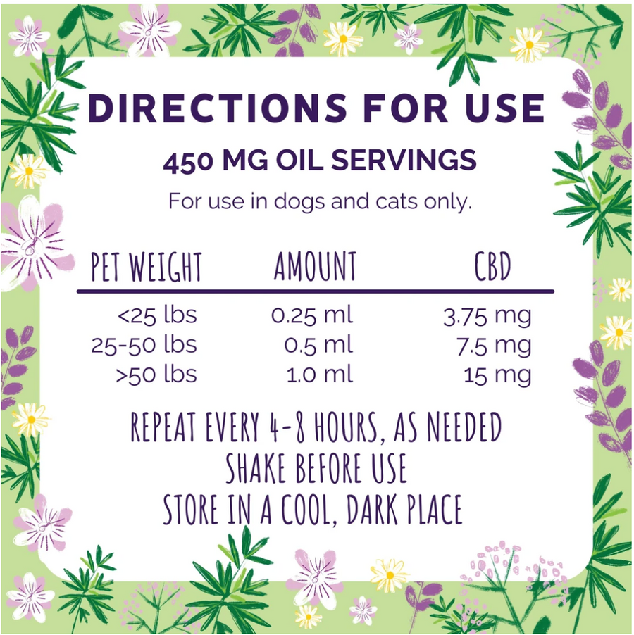 Austin & Kat No More Wiggles Oil 450mg