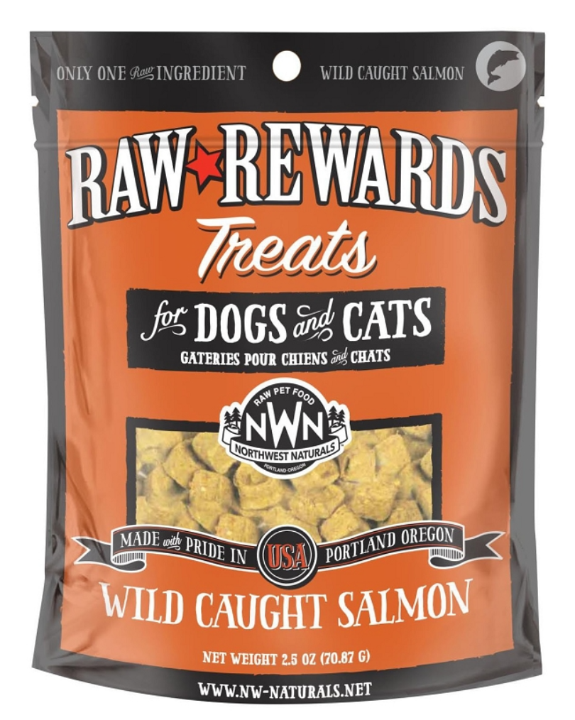 Freeze Dried Treat Salmon 3.5oz for Cats and Dogs