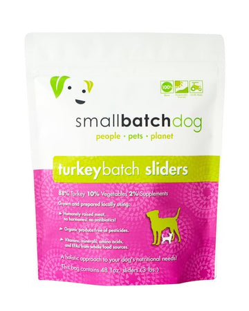 Smallbatch Frozen Turkey Sliders 3lb for Dogs