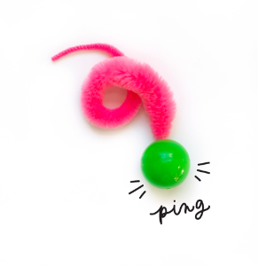 Wiggly Ping Cat Toy Cat Toy