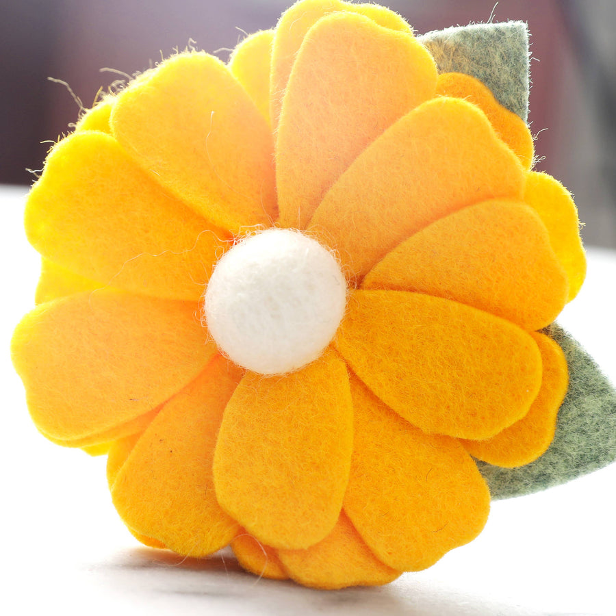 Daisy Flower for Collar - Gold