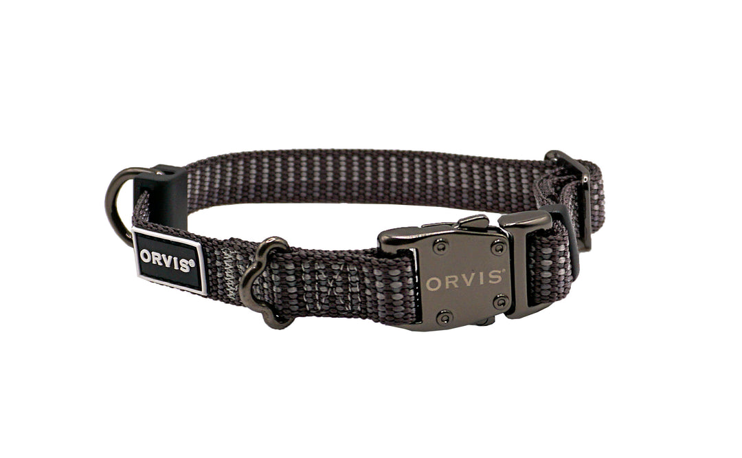 Orvis Tough Trail Reflective Adjustable Collar Gray