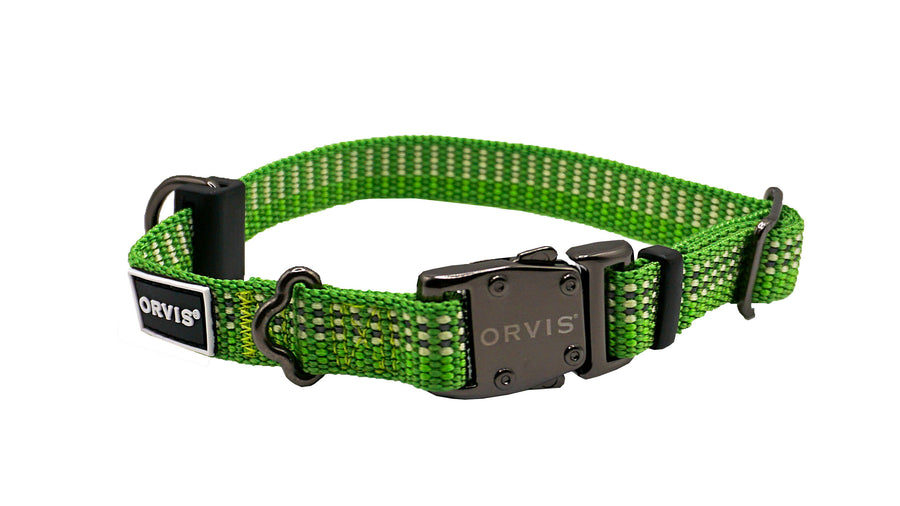 Orvis Tough Trail Reflective Adjustable Collar Green