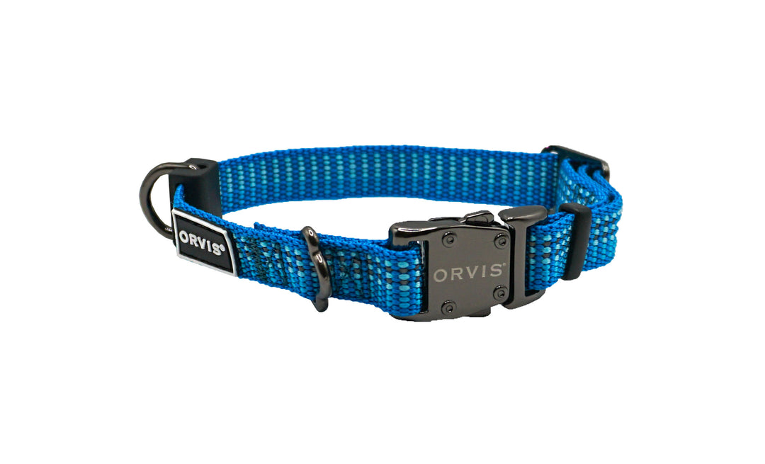 Orvis Tough Trail Reflective Adjustable Collar Blue