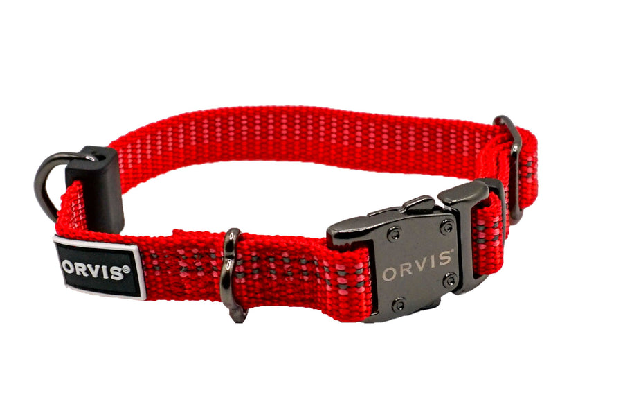 Orvis Tough Trail Reflective Adjustable Collar Red