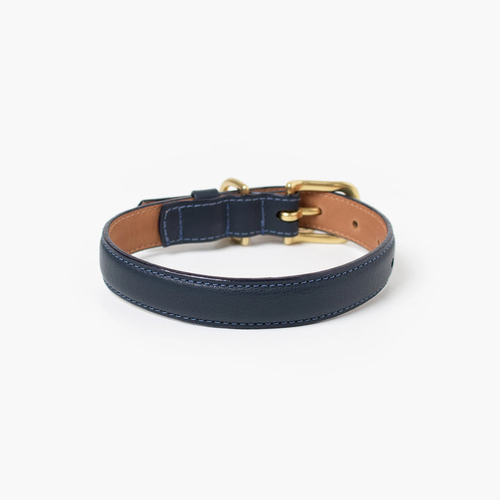 Ramona For You Midnight Navy Leather Collar