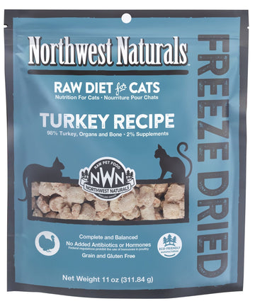 Northwest Naturals Freeze Dried Turkey for Cats 11oz