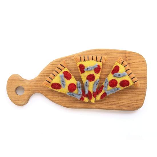 Pizza Wool Cat Toy