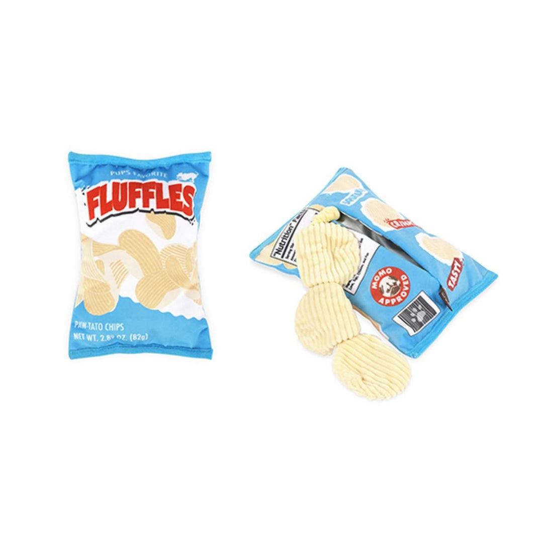 Snack Attack Fluffles Chips Dog Toy