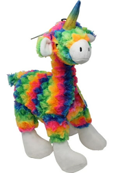 Mama Llama Rainbow Dog Toy
