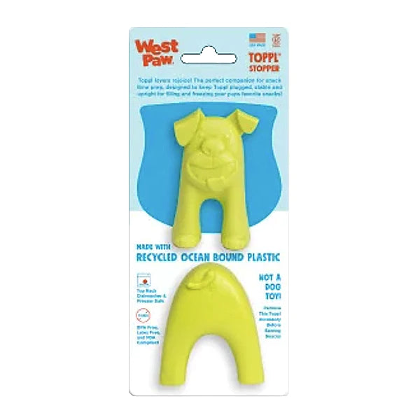 West Paw Toppl Stopper Dog Toy Accessory, Granny Smith